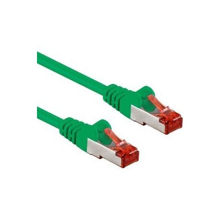 Goobay CAT 6 S/FTP CU 5m Green - High-Speed Ethernet Cable for Optimal Connectivity | 4040849682926